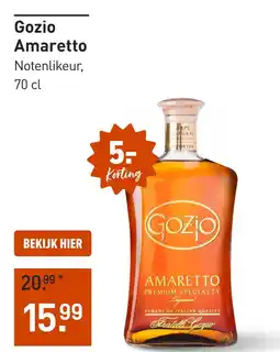 Gall & Gall Gozio Amaretto 70CL aanbieding