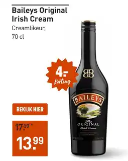 Gall & Gall Baileys Original Irish Cream 70CL aanbieding