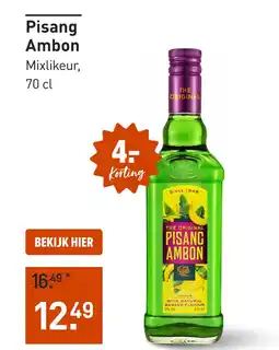 Gall & Gall Pisang Ambon 70CL aanbieding
