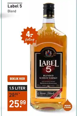 Gall & Gall Label 5 100CL aanbieding