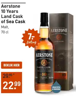 Gall & Gall Aerstone 10 Years Land Cask 70CL aanbieding
