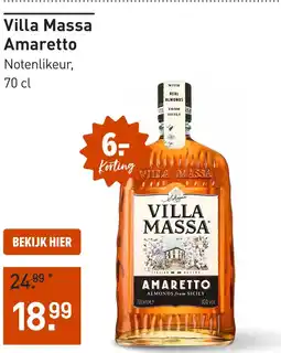 Gall & Gall Villa Massa Amaretto 70CL aanbieding