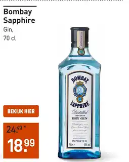 Gall & Gall Bombay Sapphire 70CL aanbieding