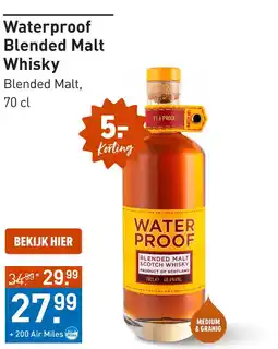 Gall & Gall Waterproof Blended Malt Whisky 70CL aanbieding