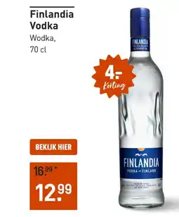 Gall & Gall Finlandia Vodka 70CL aanbieding