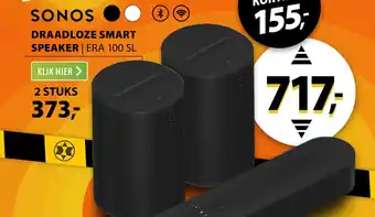 Expert Sonos Era 100 SL Zwart aanbieding