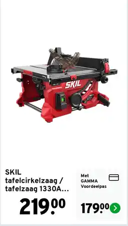 GAMMA SKIL tafelcirkelzaag / tafelzaag 1330AA - 210mm 2000W aanbieding