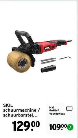 GAMMA SKIL schuurmachine / schuurborstel renovator 7800AA 1300W inclusief universele staalborstel aanbieding