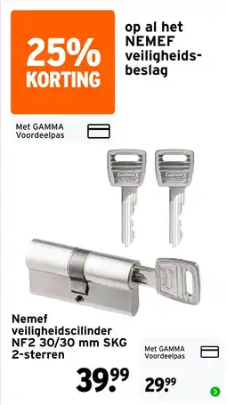 GAMMA Nemef aanbieding
