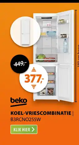 Expert Beko B3RCNO255W aanbieding