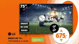 Expert LG NANO 4K 75NU8E0B3 (2026) aanbieding
