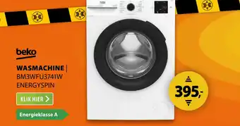 Beko BM3WFU3741W EnergySpin Wit