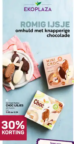 Ekoplaza Ice Cream Factory CHOC IJSJES aanbieding