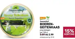 Ekoplaza Saanenhof BOEREN- GEITENKAAS aanbieding