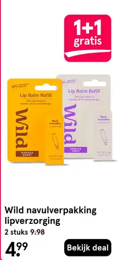 Etos Wild navulverpakking lipverzorging aanbieding