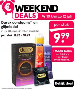 Etos Durex condooms en glijmiddel aanbieding