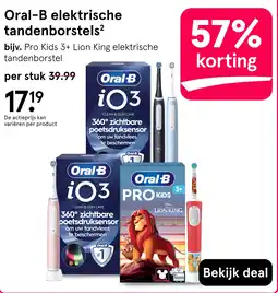 Etos Oral-B elektrische tandenborstels² aanbieding