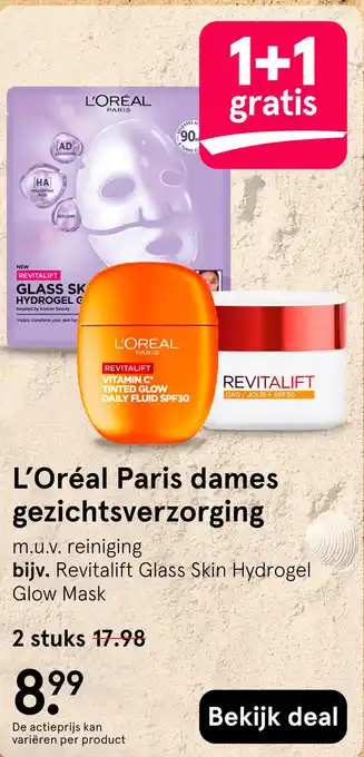 Etos L'Oréal Paris dames gezichtsverzorging aanbieding