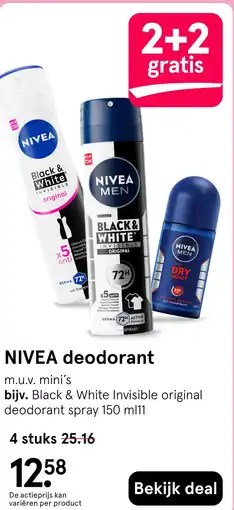 Etos NIVEA deodorant aanbieding