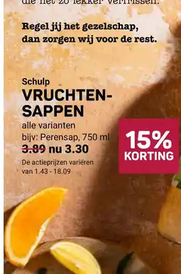 Ekoplaza VRUCHTEN- SAPPEN aanbieding
