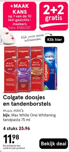 Etos Colgate doosjes en tandenborstels aanbieding