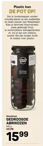 Ekoplaza Wisselwaar GEDROOGDE ABRIKOZEN aanbieding