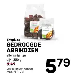 Ekoplaza Ekoplaza GEDROOGDE ABRIKOZEN aanbieding