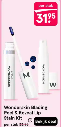 Etos Wonderskin Blading Peel & Reveal Lip Stain Kit aanbieding