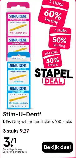 Etos Stim-U-Dent' aanbieding