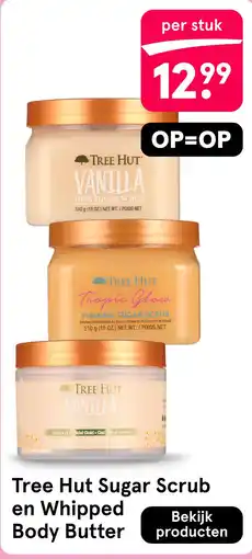 Etos Tree Hut Sugar Scrub en Whipped Body Butter aanbieding
