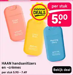 Etos HAAN handsanitizers en -crèmes aanbieding