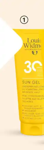 DA Louis Widmer Sun gel UV30 aanbieding