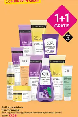 DA Guhl en John Frieda Haarverzorging aanbieding
