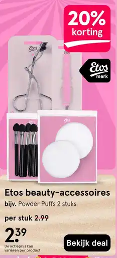Etos Etos beauty-accessoires aanbieding