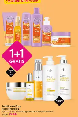 DA Andrélon en Dove Haarverzorging aanbieding