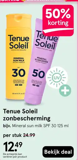 Etos Tenue Soleil zonbescherming aanbieding