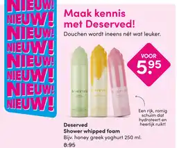 DA Deserved Shower whipped foam aanbieding