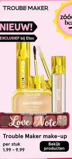 Etos Trouble Maker make-up aanbieding