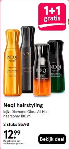 Etos Neqi hairstyling aanbieding