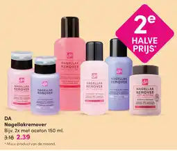 DA DA Nagellakremover aanbieding