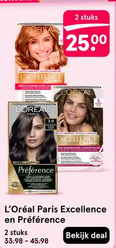Etos L'Oréal Paris Excellence en Préférence aanbieding