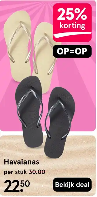 Etos Havaianas aanbieding