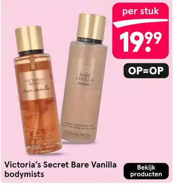 Etos Victoria's Secret Bare Vanilla bodymists aanbieding