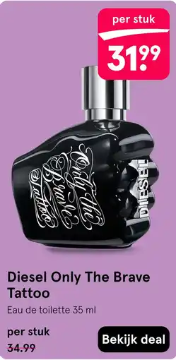 Etos Diesel Only The Brave Tattoo aanbieding