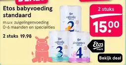 Etos Etos babyvoeding standaard aanbieding