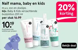 Etos Naïf mama, baby en kids aanbieding