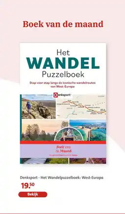 Bruna Denksport - Het Wandelpuzzelboek: West-Europa aanbieding