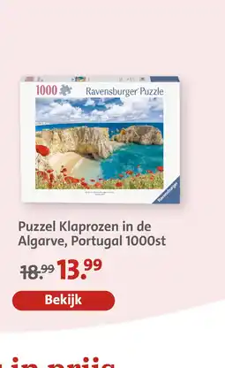 Bruna Puzzel Klaprozen in de Algarve, Portugal 1000st aanbieding