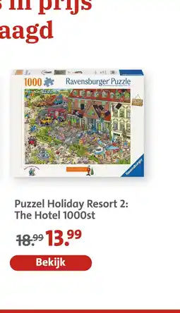 Bruna Puzzel Holiday Resort 2: The Hotel 1000st aanbieding