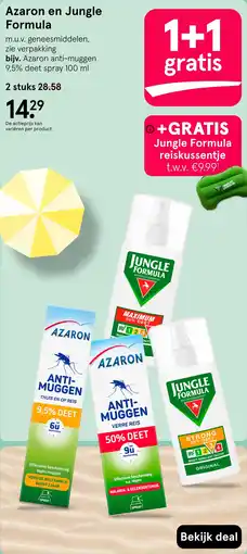 Etos Azaron en Jungle Formula aanbieding